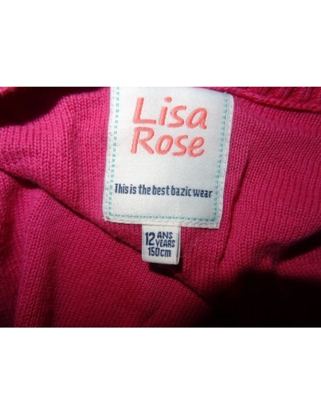 Cardigan LisaRose roz cu nasturi