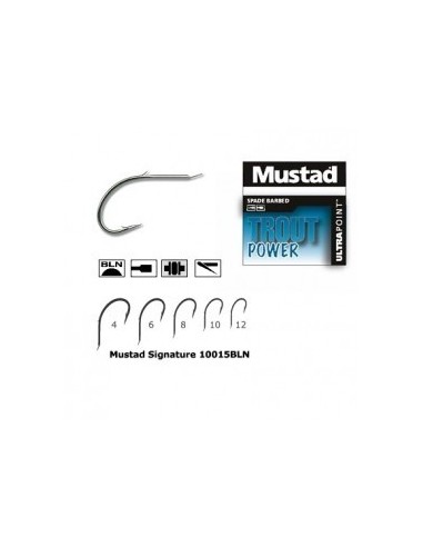 Carlig Mustad Bln Forjat Negru 1 Spin...