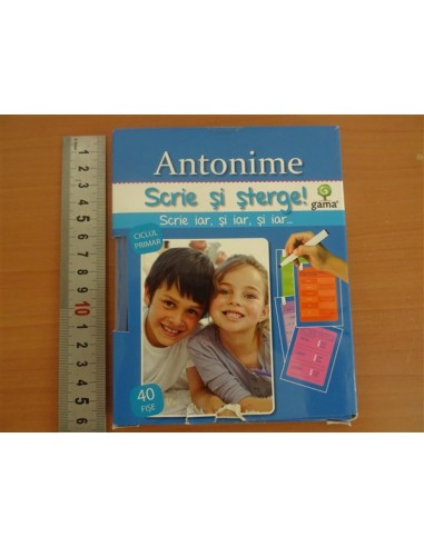 Antonime scrie si sterge 40 fise