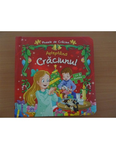 Carte Asteptand Craciunul cu 6 puzzle