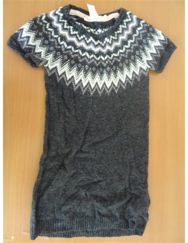 Bluza lunga tricotata maneca scurta H&M