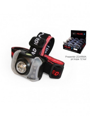 Lampa de cap Delphin POLAR X 5+4 LED