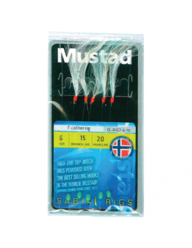 Taparine Mustad Feather, 5buc/plic