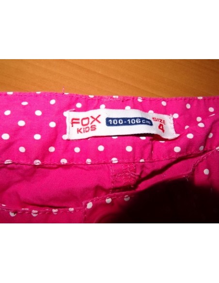 Pantaloni rosii cu bulinute FOX KIDS