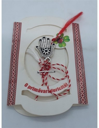 Martisor cu manuta argintie