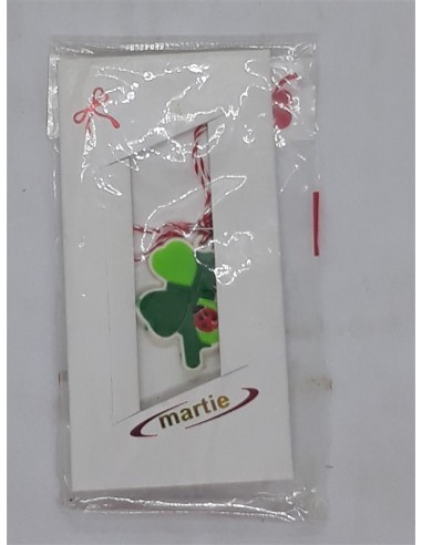 Martisor cu trifoi si buburuza