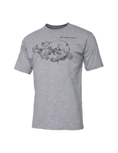 Tricou Savage Gear Cannibal Ink Grey...