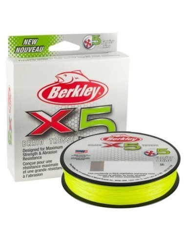 Fir Berkley X5 Fluro Verde 150m