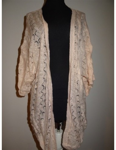 Cardigan tricotat dama H M, roz