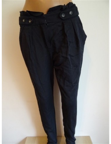 Pantalon lung negru dama casual