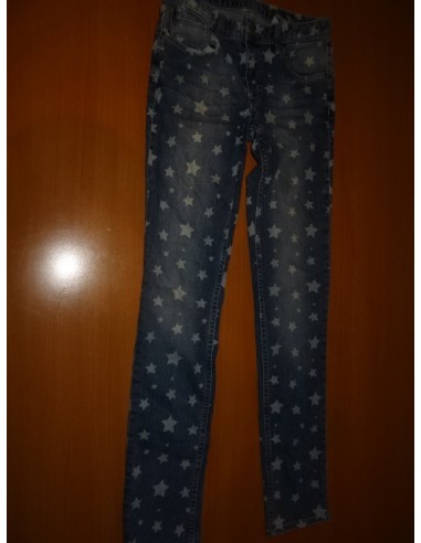 Blugi skinny cu stelute