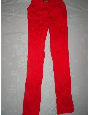 Pantalon lung rosu fetita Jacadi Paris