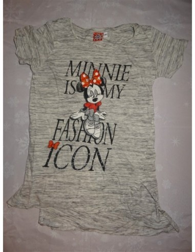 Tricou gri cu imprimeu Minnie Mouse...