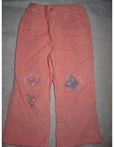 Pantalon raiat roz fetita BJW