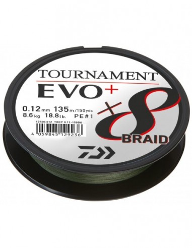 Fir textil Daiwa Tournament 8X Braid...