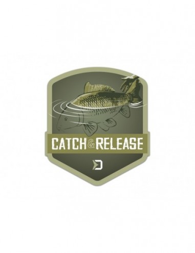 Sticker Delphin Catch and Release, 9x8cm