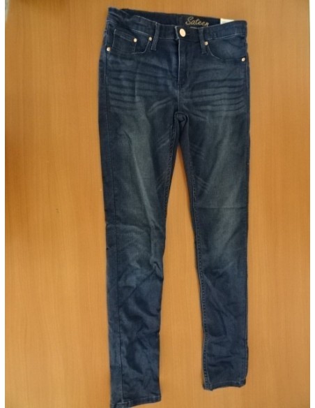 Blugi Sateen Skinny albastrii