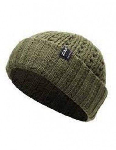 Caciula Daiwa Knitted Green Beanie