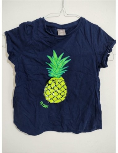 Tricou albastru model ananas Little Kids