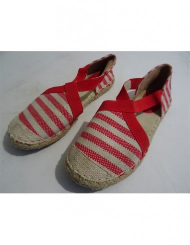 Espadrile textile dama cu talpa de...