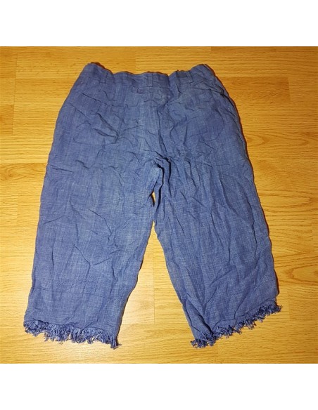 Pantaloni scurti albastrii cu floricele Y.C.C