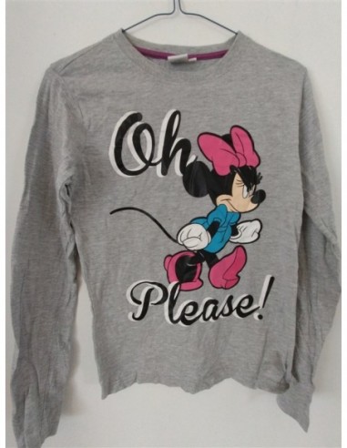 Bluza gri cu imprimeu Minnie pe piept...