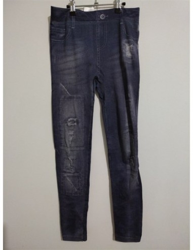 Colanti dama aspect jeans franjurati