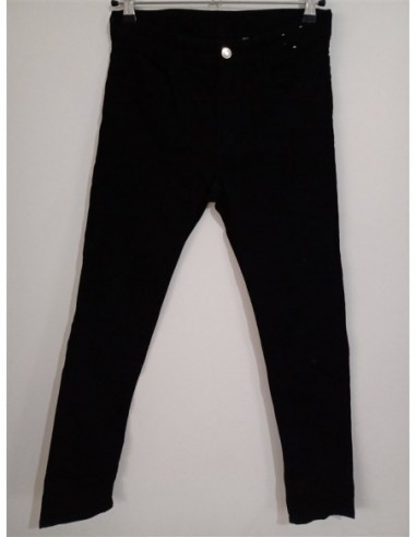 Pantaloni negri tip colant Skinny Fit