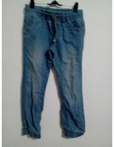 Pantalon de jeans cu elastic in talie...