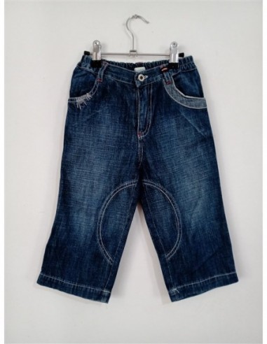 Pantalon de jeans din bumbac cu buzunare