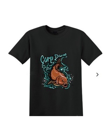 Tricou Okuma T-Shirt Carp Diem Black