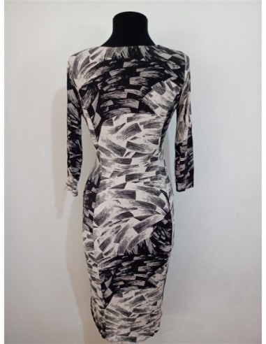 Rochie in V cu imprimeu abstract Per Una