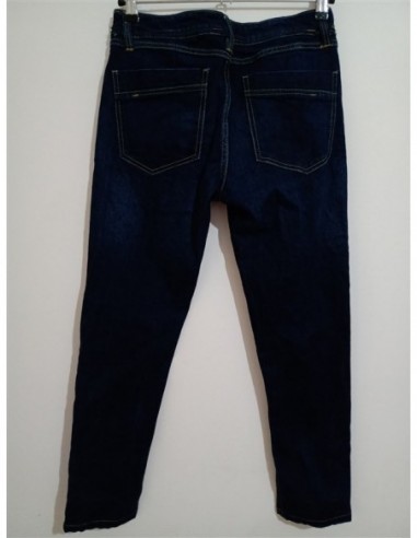 Pantaloni jeans cu talie inalta Kenvelo