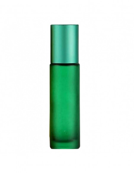 Recipient verde roll-on 10 ml pentru uleiuri esentiale