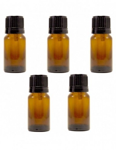 Set 5 sticlute 10 ml cu picurator aromaterapie