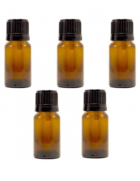 Set 5 sticlute 10 ml cu picurator aromaterapie