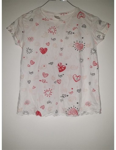 Tricou cu inimioare pentru fete Zara