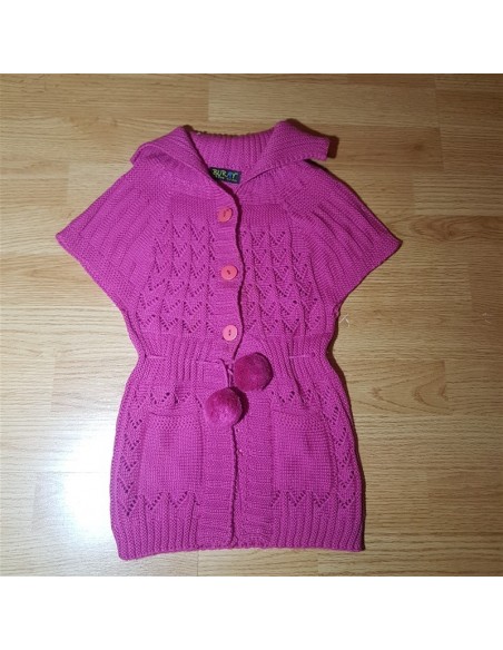 Cardigan roz cu maneca scurta Buray Kids