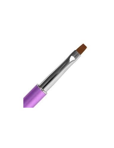 Pensula pentru gel cu cristale si capac Purple P4