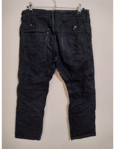 Pantaloni cu aspect jeans negri