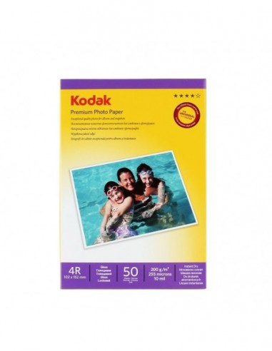 Hartie FOTO 200g Kodak 4R Glossy 50 coli