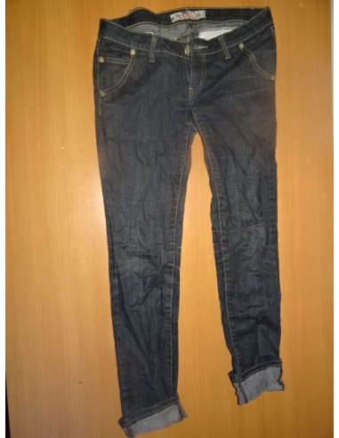 Jeans negri simpli lungi