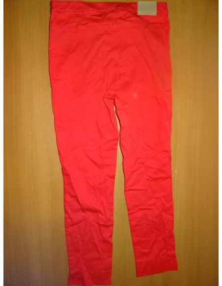 Pantaloni casual roz cu fermoar lateral H&M