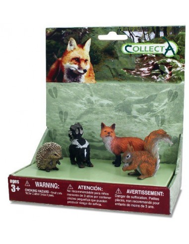 Set 4 figurine Animale din padure -...