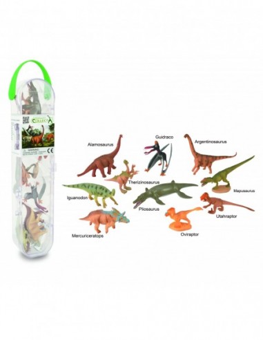 Cutie cu 10 minifigurine Dinozauri set 3