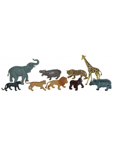 Animale salbatice set de 9 figurine -...