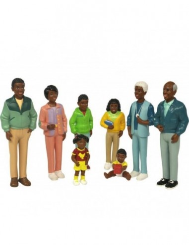 Figurine familie africana Miniland