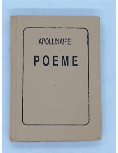 Carticica Poeme, Guillaume Apollinaire