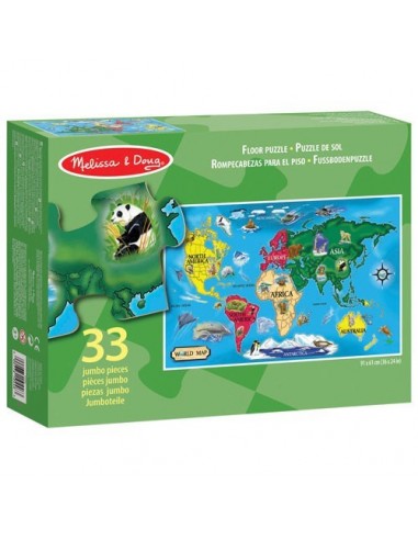 Puzzle de podea Harta Lumii World Map...