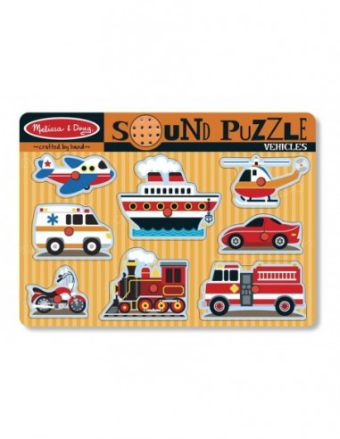 Puzzle cu sunete Vehicule Melissa and...